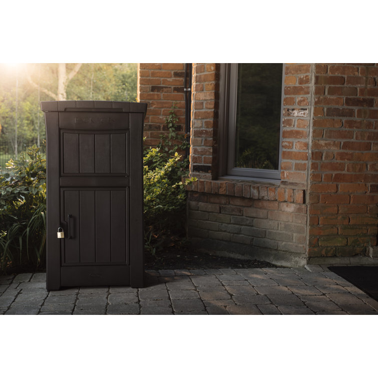 Keter Delivery Box For Porch With Lockable Secure Storage Compartment